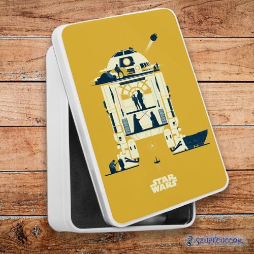 Star Wars retro R2D2 kovový sendvičový box (úložný box)