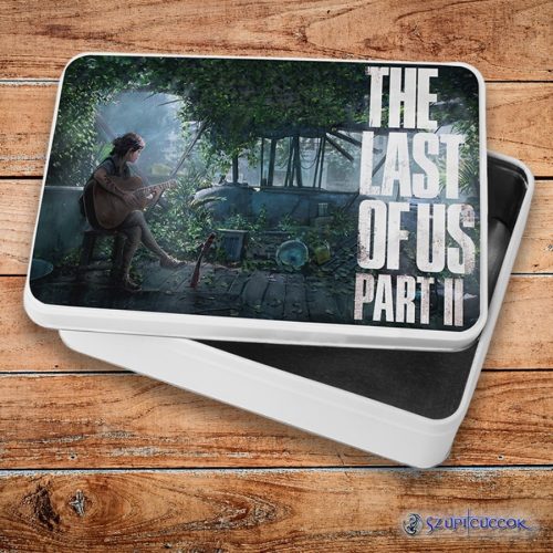 The Last of us Part II. Ellie hrá na gitare kovový sendvičový box (úložný box)
