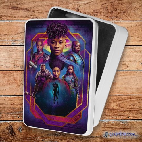 Black Panther Wakanda Forever postavy kovový sendvičový box (úložný box)