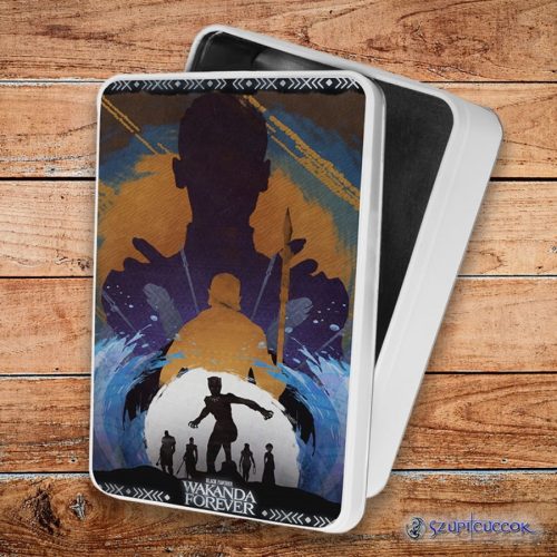 Black Panther Wakanda Forever maľba kovový sendvičový box (úložný box)
