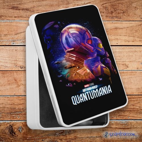 Ant-Man a Wasp - Quantumania logo kovový sendvičový box (úložný box)