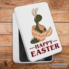 Happy Easter kovový sendvičový box (úložný box)