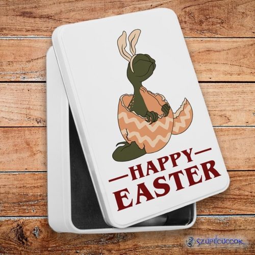 Happy Easter kovový sendvičový box (úložný box)
