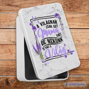   Pre svet si len jedna mama.. kovový sendvičový box (úložný box)