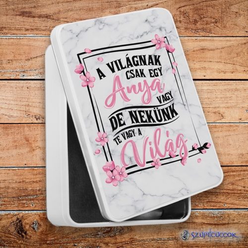 Pre svet si len jedna mama kovový sendvičový box (úložný box)