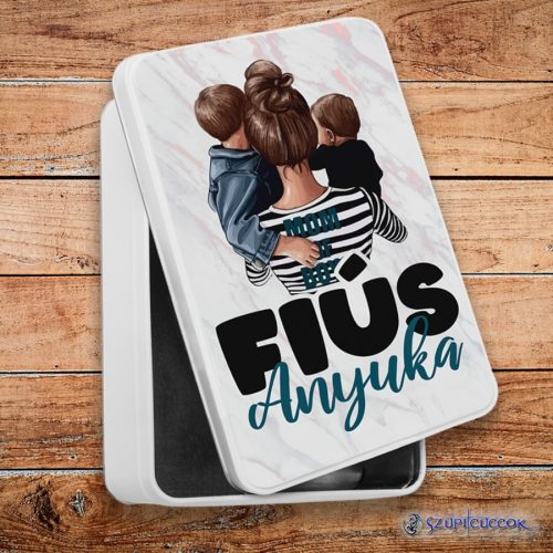 Som chlapčenská mama kovový sendvičový box (úložný box)