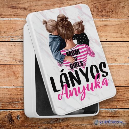 Som dievčenská mama kovový sendvičový box (úložný box)