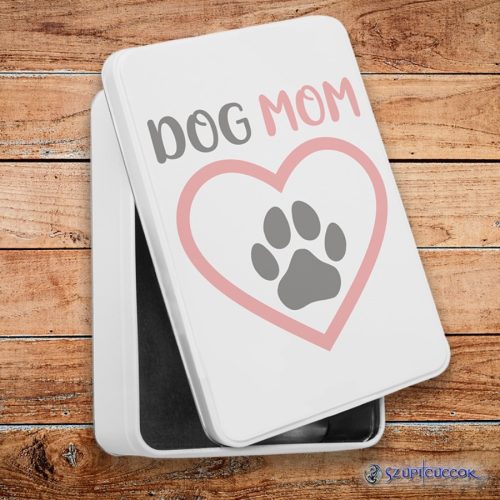 Dog Mom kovový sendvičový box (úložný box)