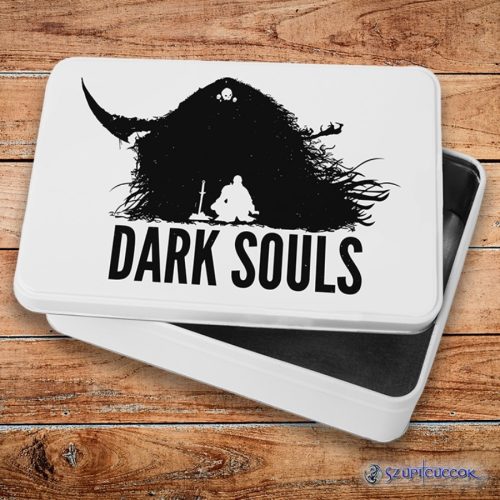 Dark Souls bonefire silueta kovový sendvičový box (úložný box)