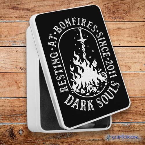 Dark Souls Resting at Bonefire kovový sendvičový box (úložný box)