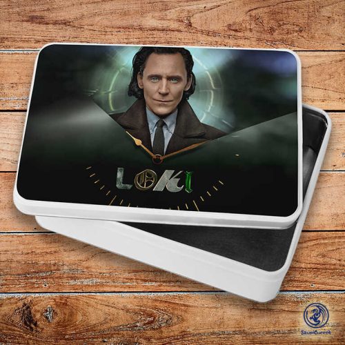 Loki logo Kovový sendvičový box (úložný box)