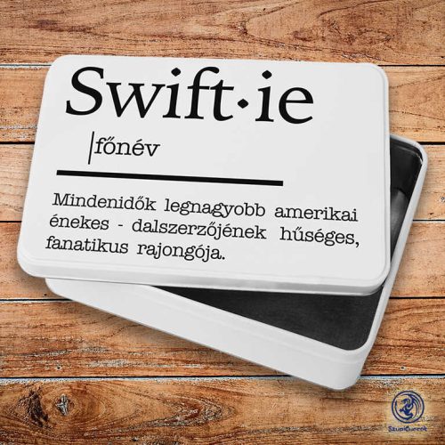 Taylor Swift - Swiftie Podstatné meno kovový sendvičový box (úložný box)