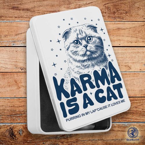 Taylor Swift - Karma je mačka kovový sendvičový box (úložný box)