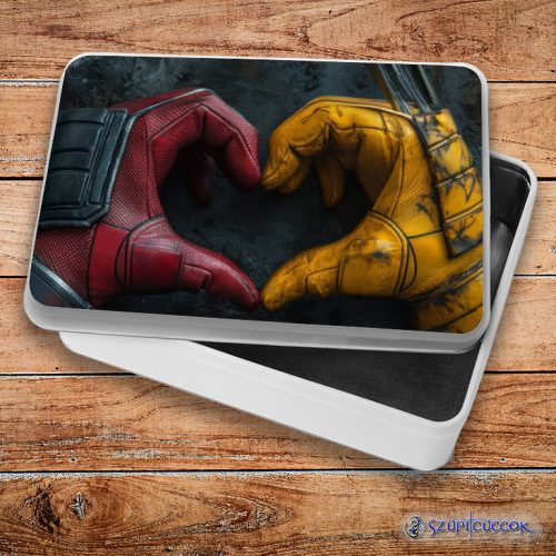 Deadpool a Wolverine zamilovaní kovový sendvičový box (úložný box)