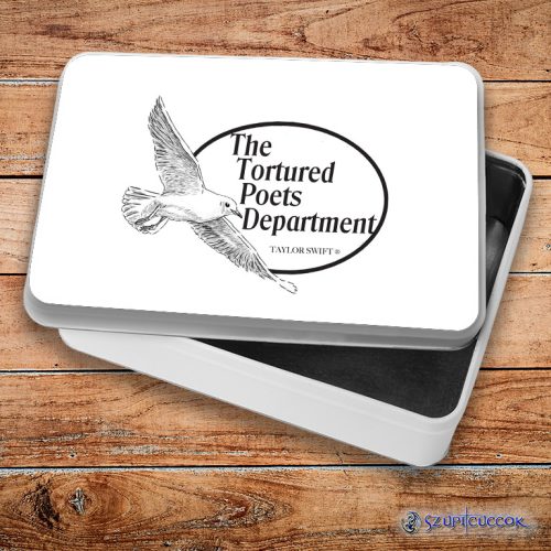 Taylor Swift - The tortured poets department logo kovový sendvičový box (úložný box)