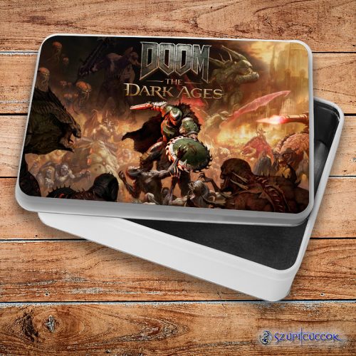 Doom - The Dark Ages plagát kovový sendvičový box (úložný box)