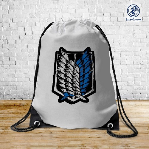Logo Attack on Titan vak na šnúrky