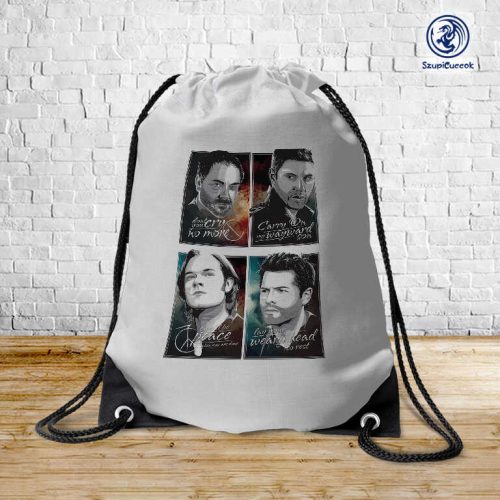 Supernatural Sam, Castiel, Dean, Crowley vak na šnúrky